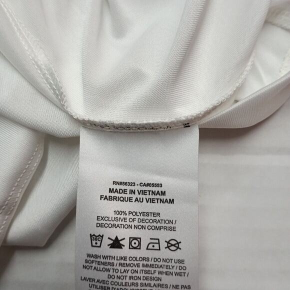 Nike Basketball "Worldwide Wordsmith Tee" T-Shirt Men's L Large White FV8412-133 - Picture 7 of 9